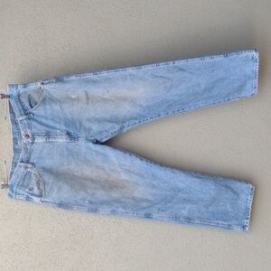 Distressed Wrangler Regular Fit Non-stretch 38x29